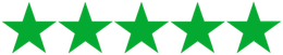Five green stars, representing excellent quality.