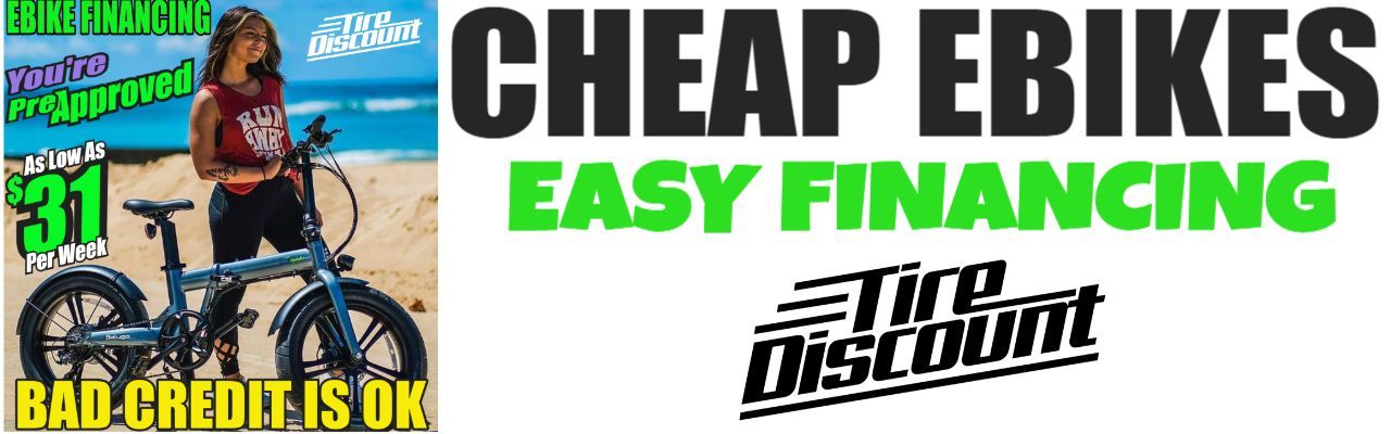 a poster for cheap ebikes easy financing