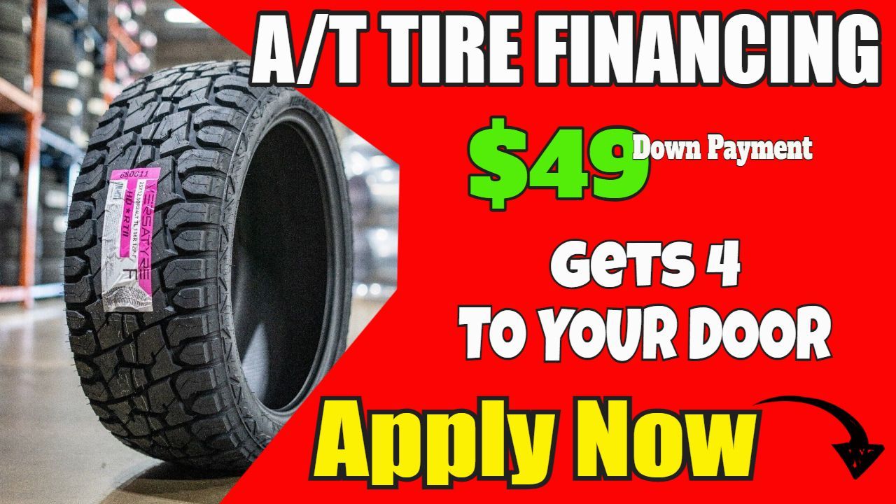 DISCOUNT  ALL-TERRAIN TIRES YOU'RE PRE-APPROVED