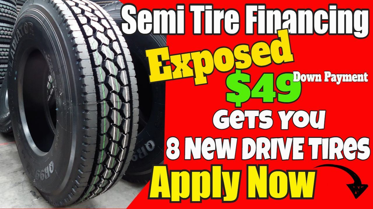 All Position Drive Tires VS Lug Drive Tires No Credit Financing