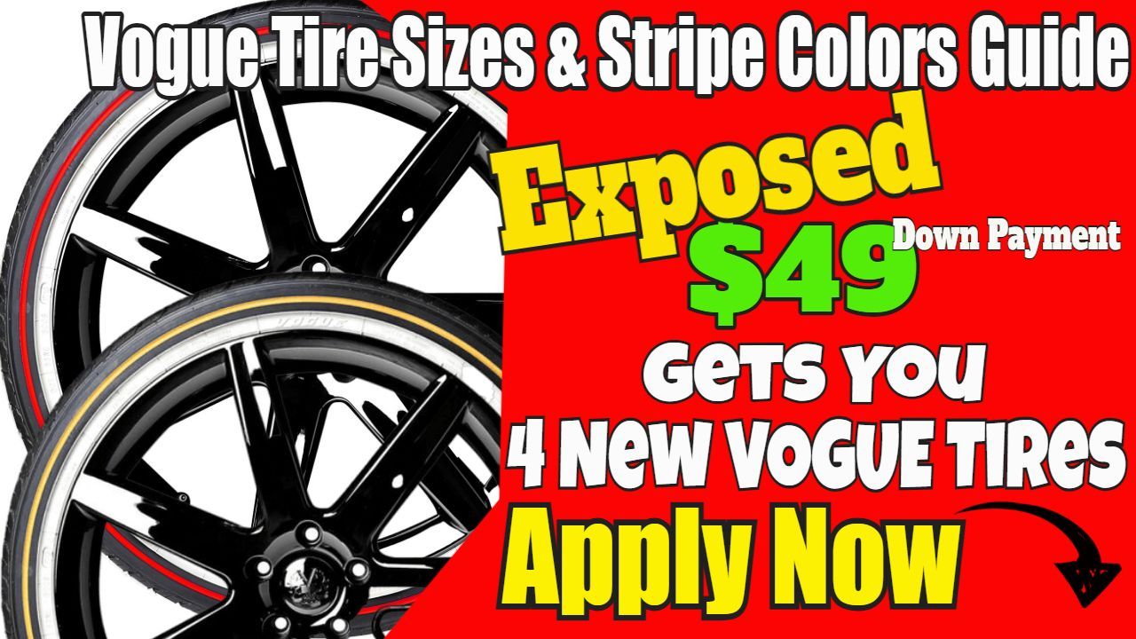 Vogue Tire Sizes | Vogue Tire Stripe Colors Guide