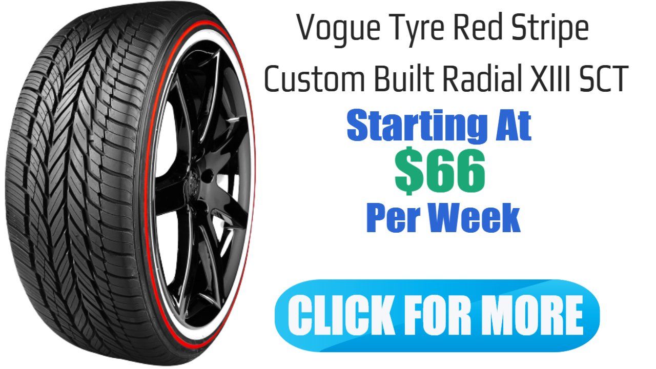 Vogue Tire Red Stripe Custom Built Radial XIII SCT
