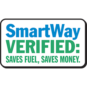 a smartway verified sign that saves fuel and saves money