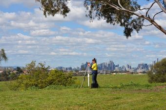 Expert digging the archaeological for artifacts 