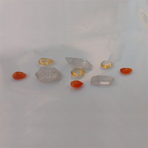 This gem elixir with carnelian citrine & quartz will fill you with confidence  courage & joy