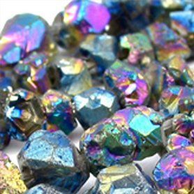 Rainbow Pyrite activates your solar plexus chakra & strengthens your aura