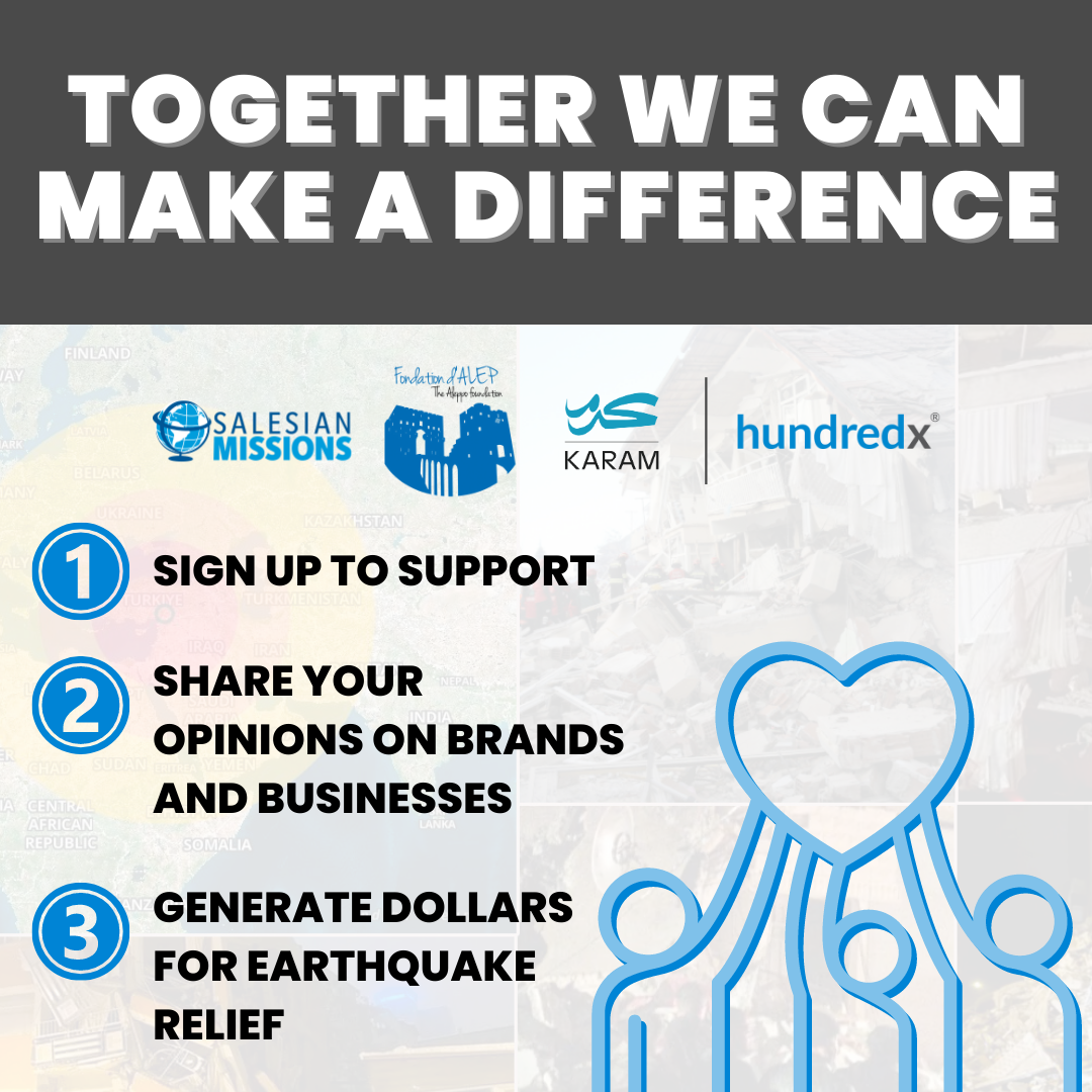 A poster that says together we can make a difference