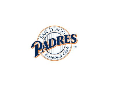 The logo for the san diego padres baseball club