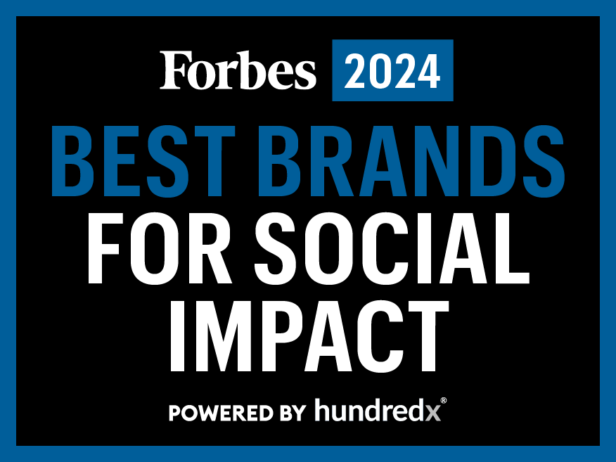 Forbes Best Brands for Service Impact '24 Powered by HundredX