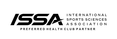 The logo for the international sports sciences association is a preferred health club partner.