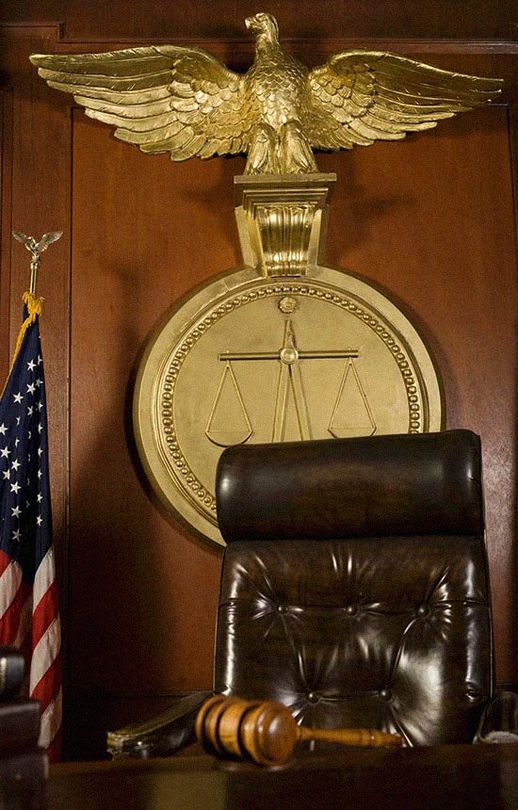 Lawyers — Chair in Court Room in Chicago, LC