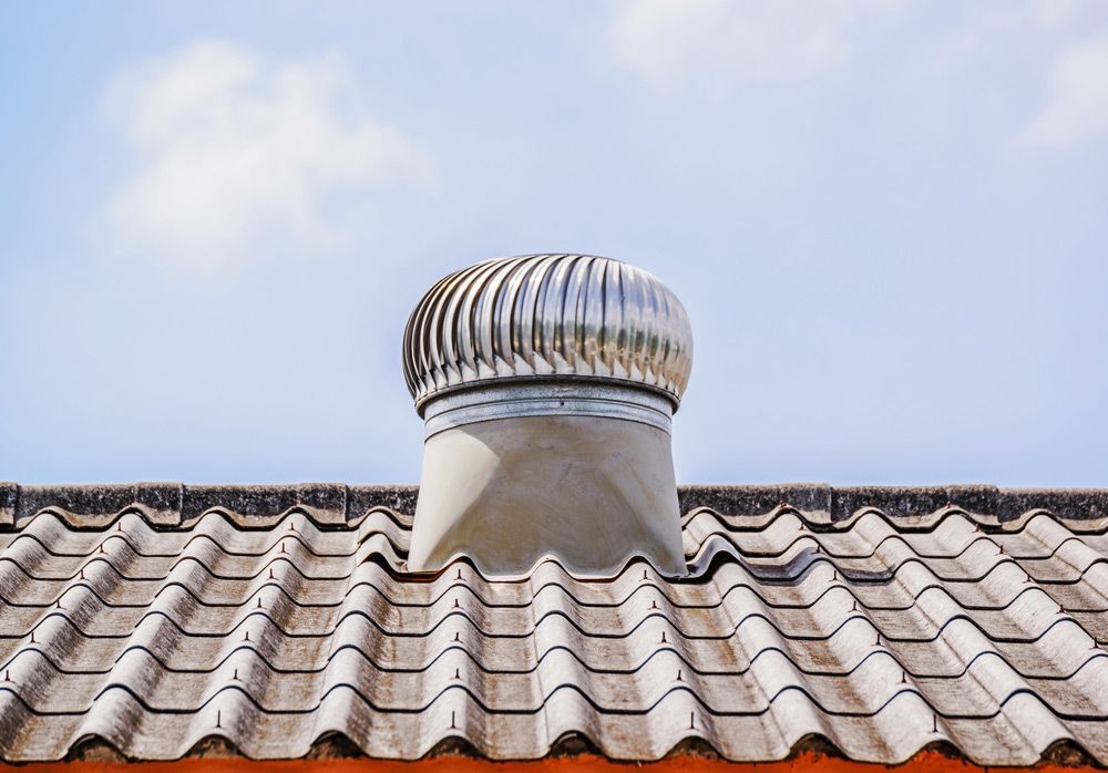 A Roof Ventilator For Heat Control Moving On Top Roof — Enduro Shield Roofing Solutions in Elanora, QLD