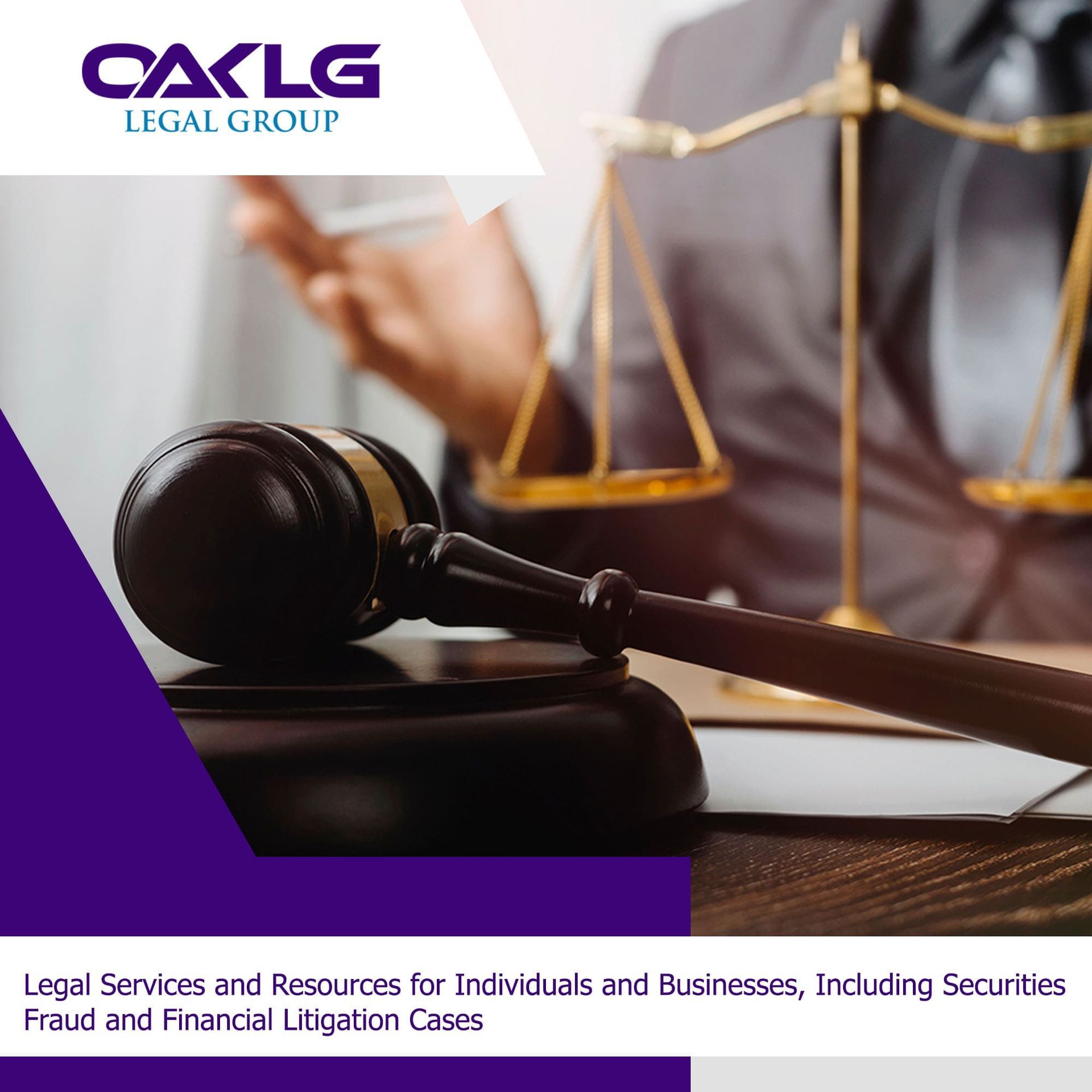 Seek compensation for financial loses due to securities fraud | OAKLG Legal Group