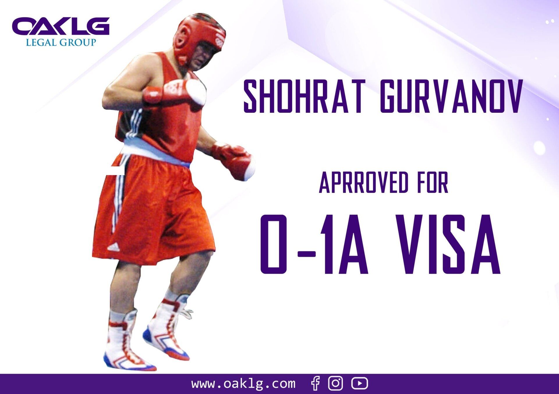 Shohrat gurvanov is approved for 0-1a visa