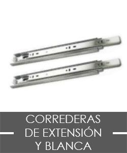 CORREDERAS DE EXTENSIÓN Y BLANCA