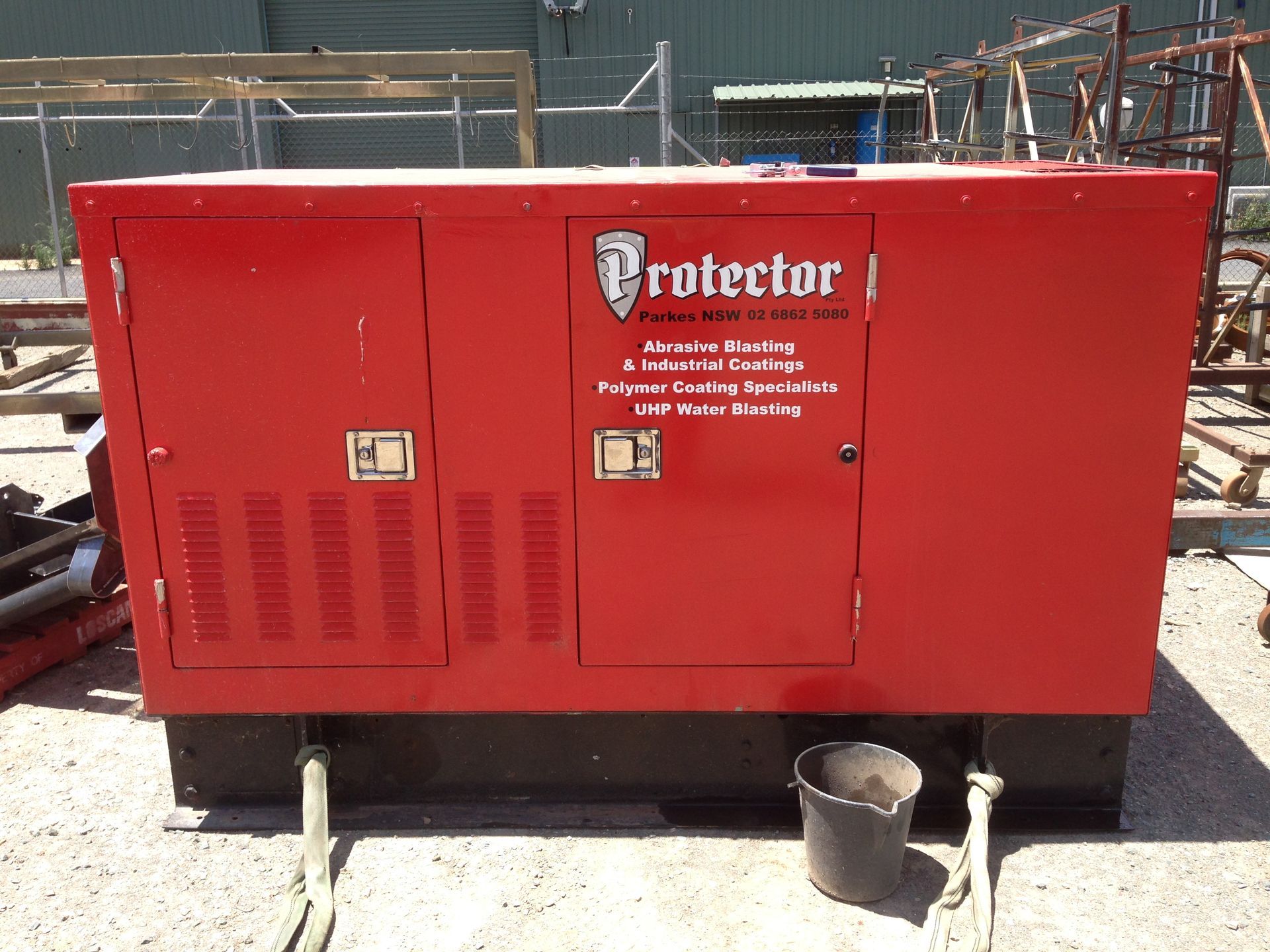 A red tank with the number 37 on it