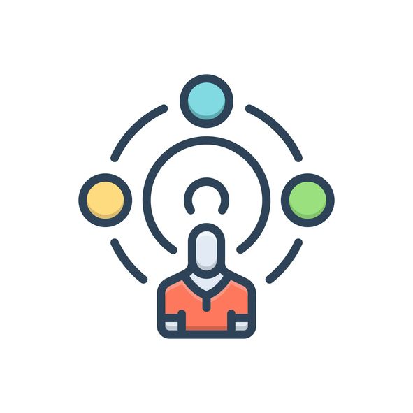 A man is hugging another man with a heart on his chest.