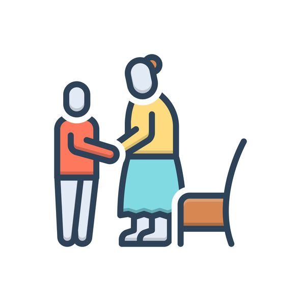 A man and a woman are standing inside of a house holding hands.