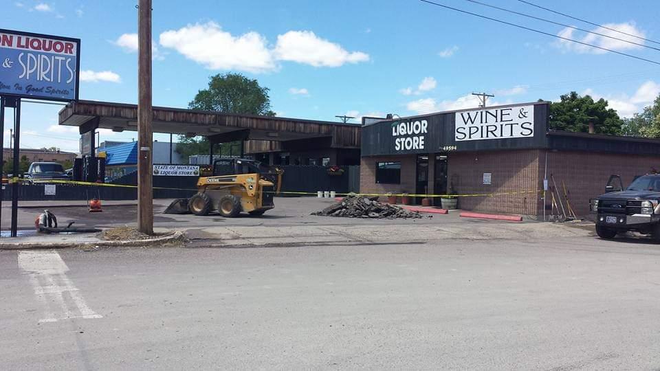 New Asphalt being laid
