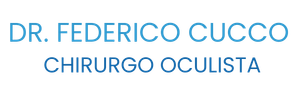 Text: DR. FEDERICO CUCC0, CHIRURGO OCULISTA, in blue letters.
