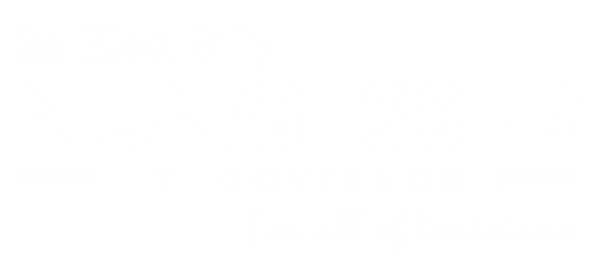 Re-Elect Billy Nungesser Lt. Governor