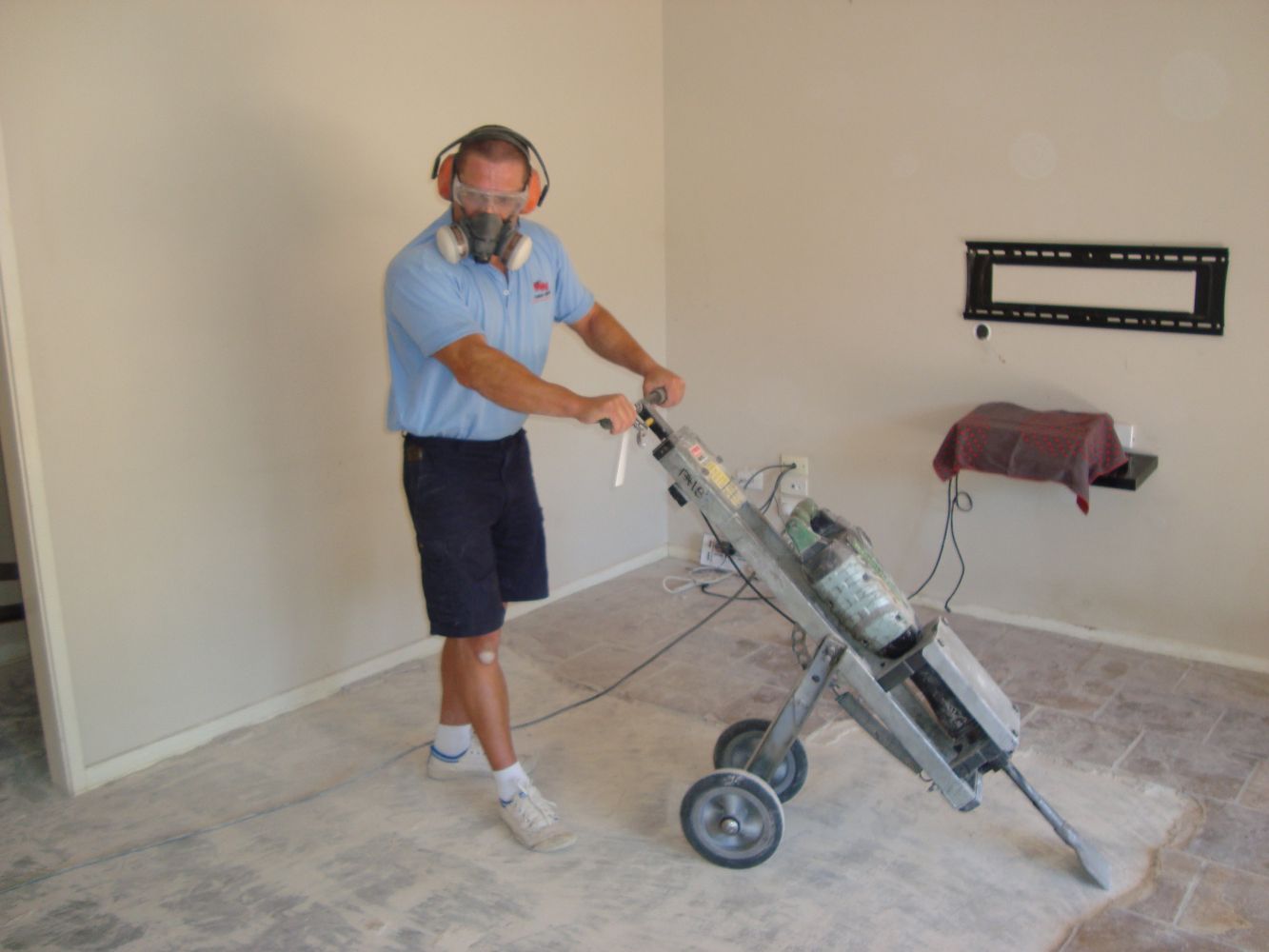 Floor preparation for installing timber flooring