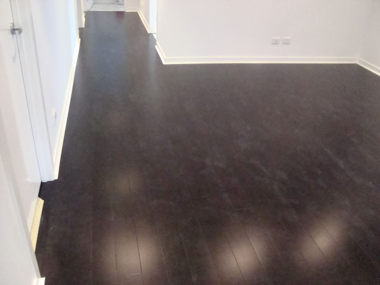 floating floor bamboo black