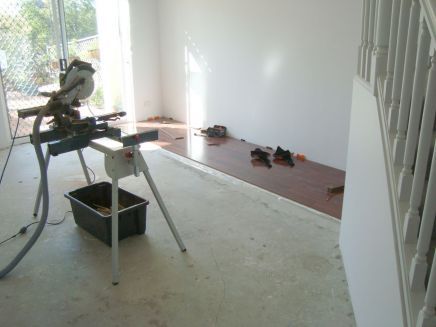 Timber floor installation by Triple M Flooring on the Gold Coast