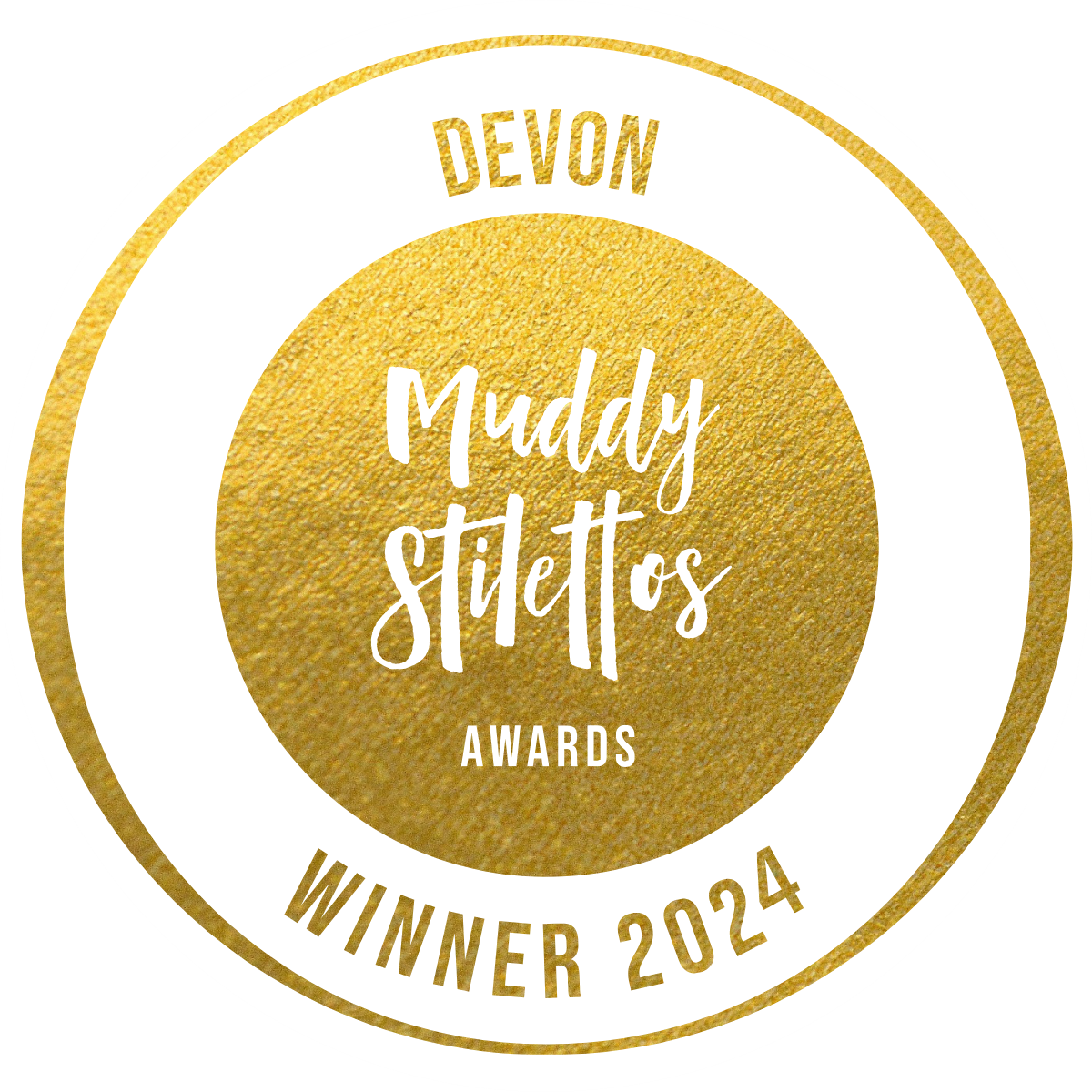 a logo for devon tourism awards 2023-24 gold