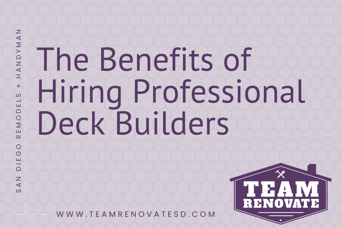Benefits of Professional Deck Builders in SD Blog Banner