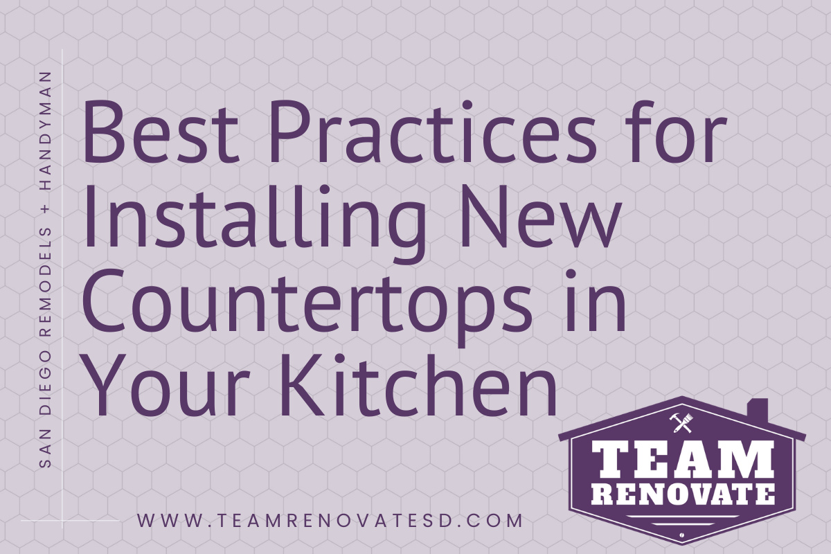 Best Practices for Installing New Countertops in Your Kitchen Blog Banner