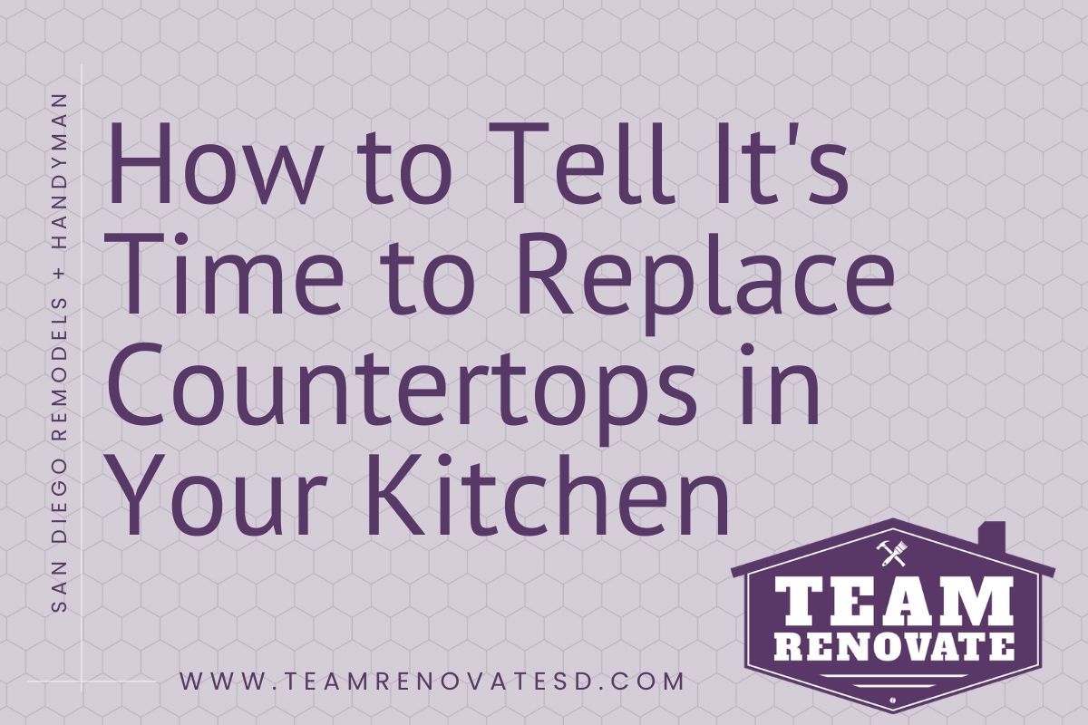 How to Tell It's Time to Replace Countertops in Your Kitchen
