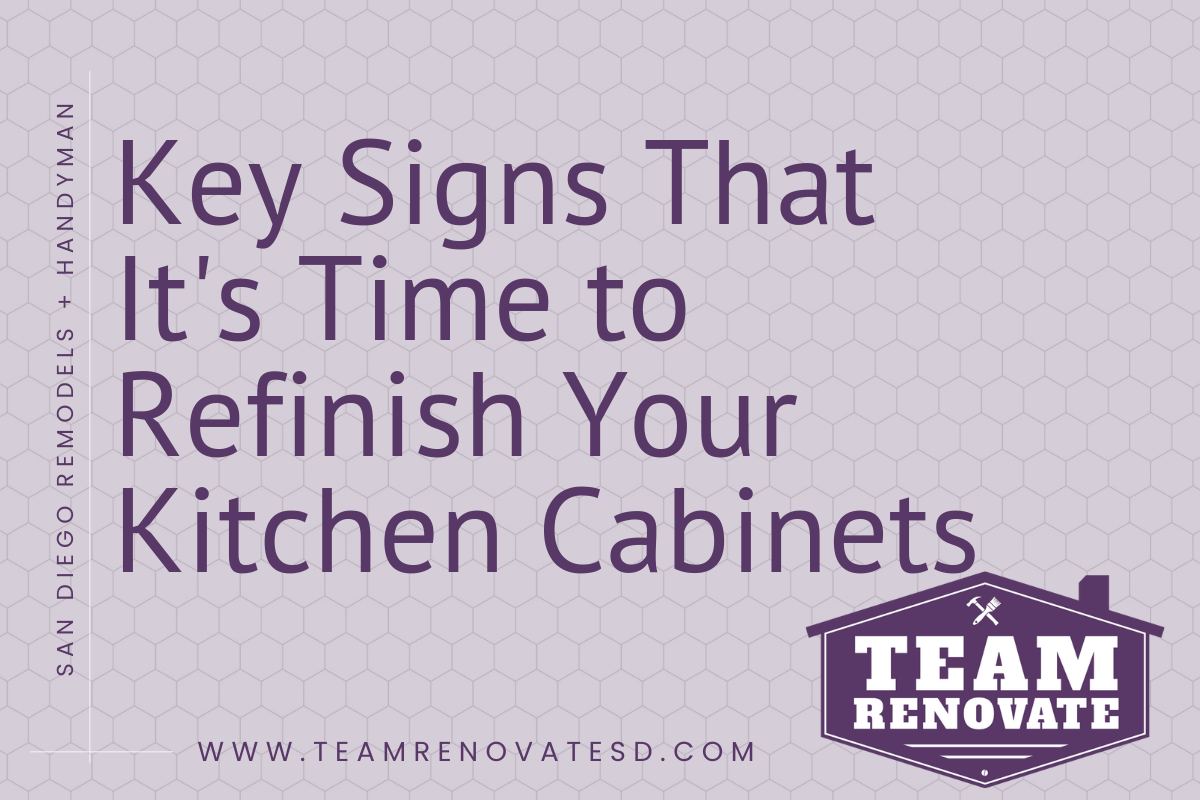 Key Signs That It's Time to Refinish Your Kitchen Cabinets Blog Banner