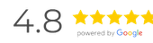 A 4.8 star rating is powered by google.