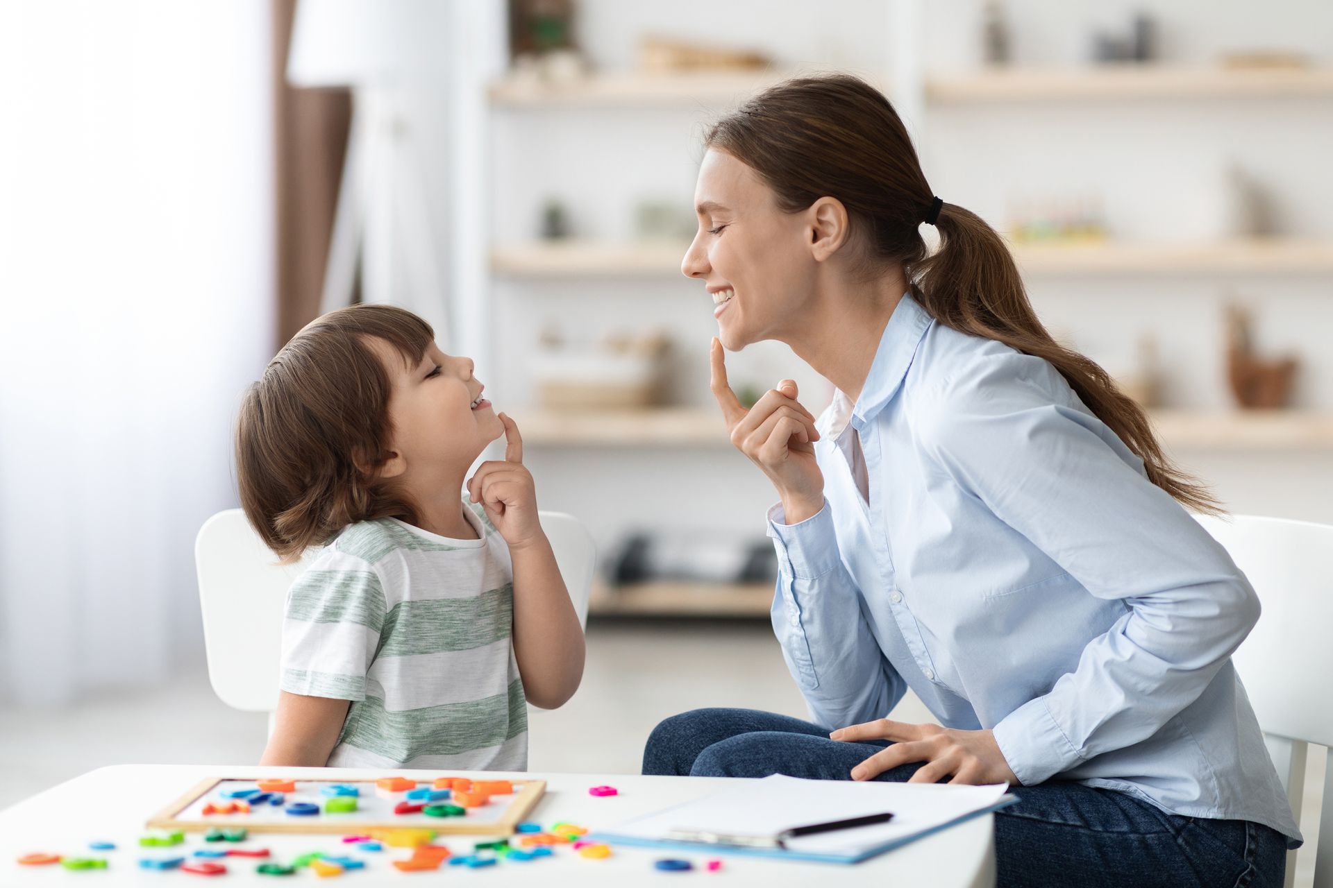 Children speech therapy