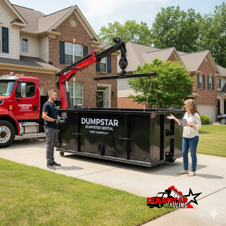 Local expertise you can trust — Dumpstar Hauling delivers dumpster rentals with care in Lexington, KY