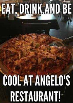 Pizza at Angelo's restaurant - Italian foods in Wichita, KS