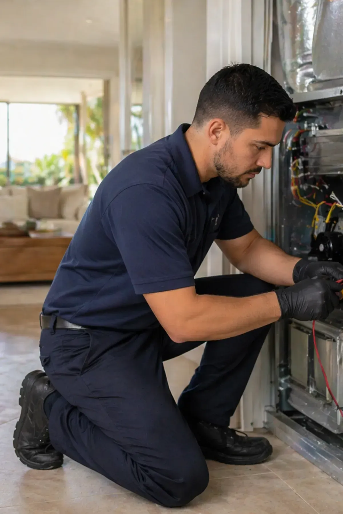 furnace repair service Bullhead City technician conducting maintenance