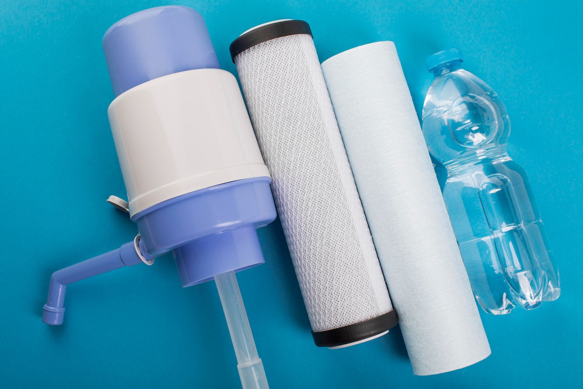 water pump and water filters