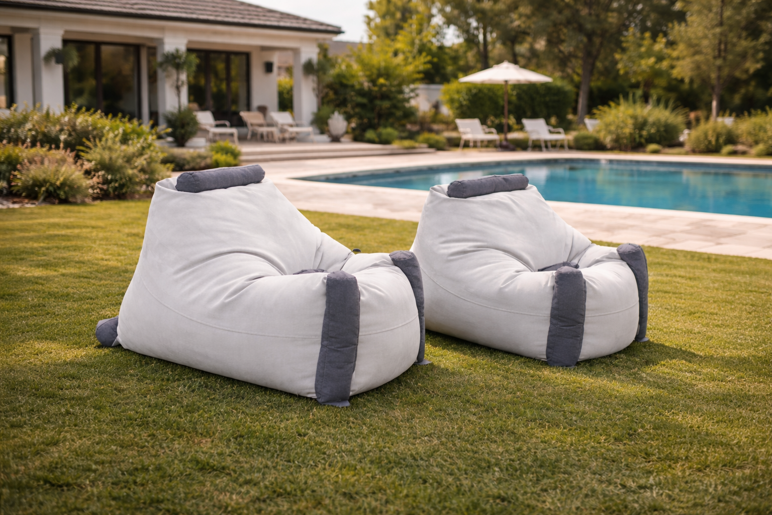 poltrona sacco carolina arredamento esterno lusso design impermeabile piscina mare montagna