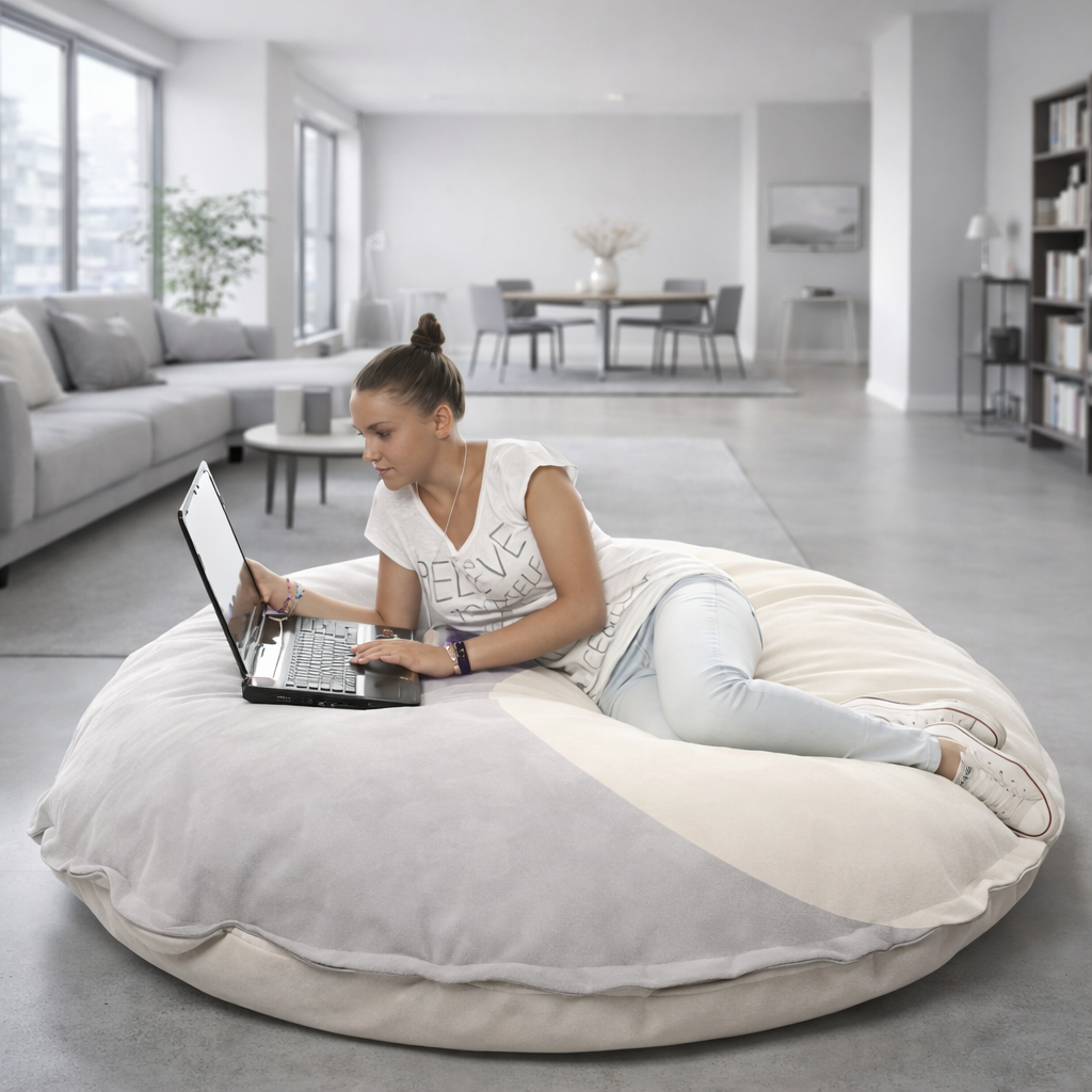 Poltrona sacco Nuvola lavoro in relax comodità design 