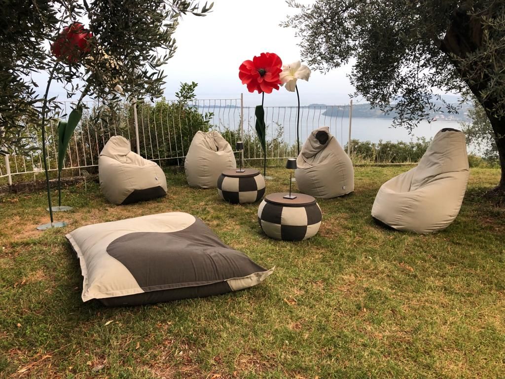 Poltrona sacco vari uso giardino