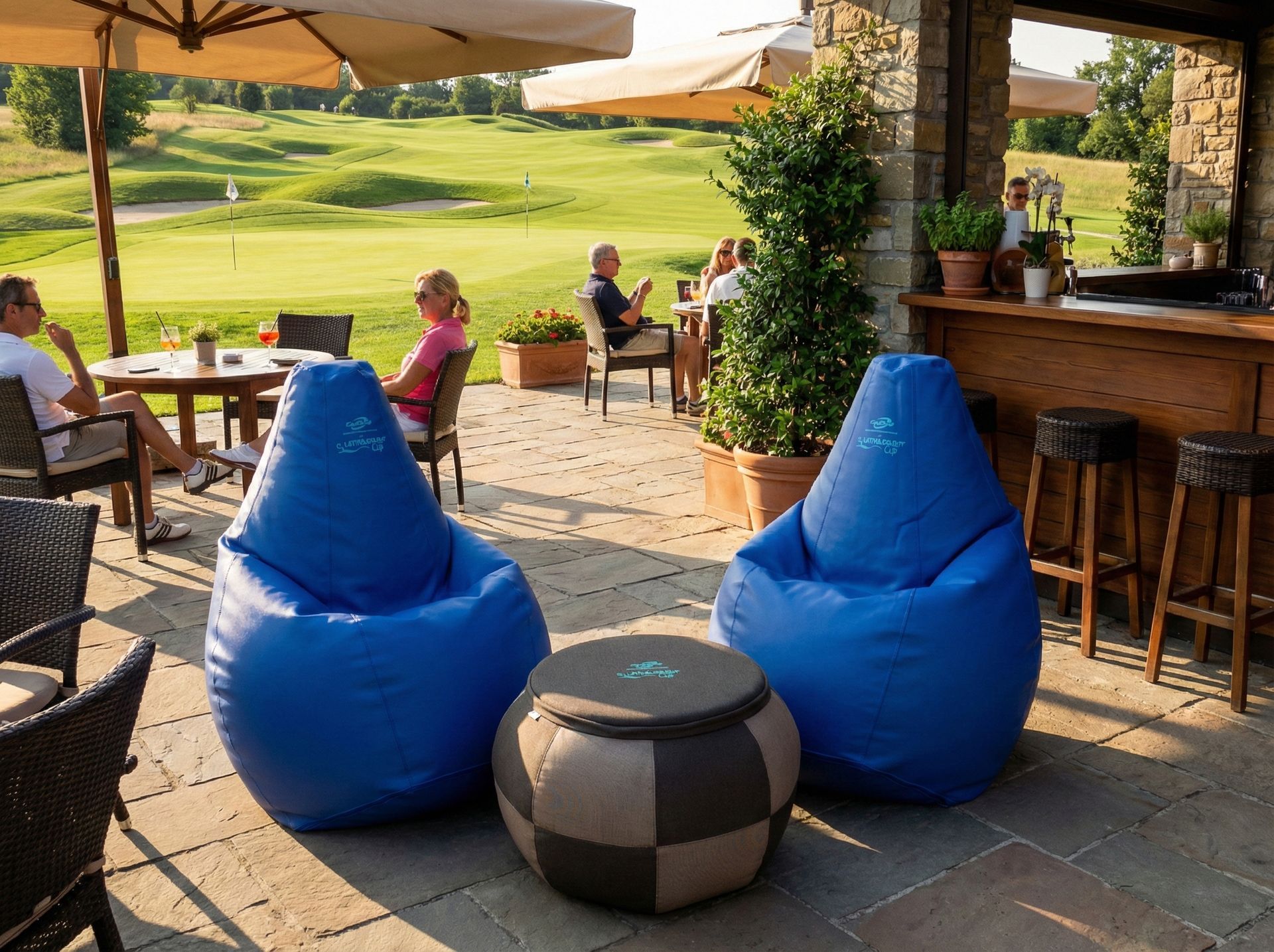 poltrona sacco goccia golf impermeabile esterno giardino piscina mare montagna