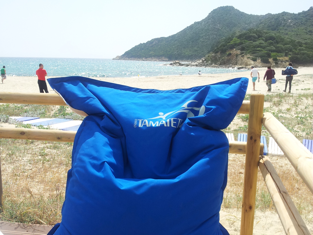 Poltrona sacco Quasiquadro logata