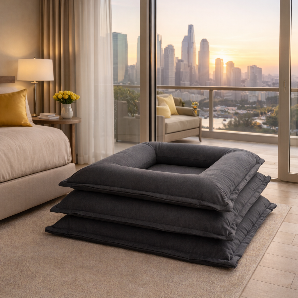 poltrona sacco tetris arredamento camera hotel lusso