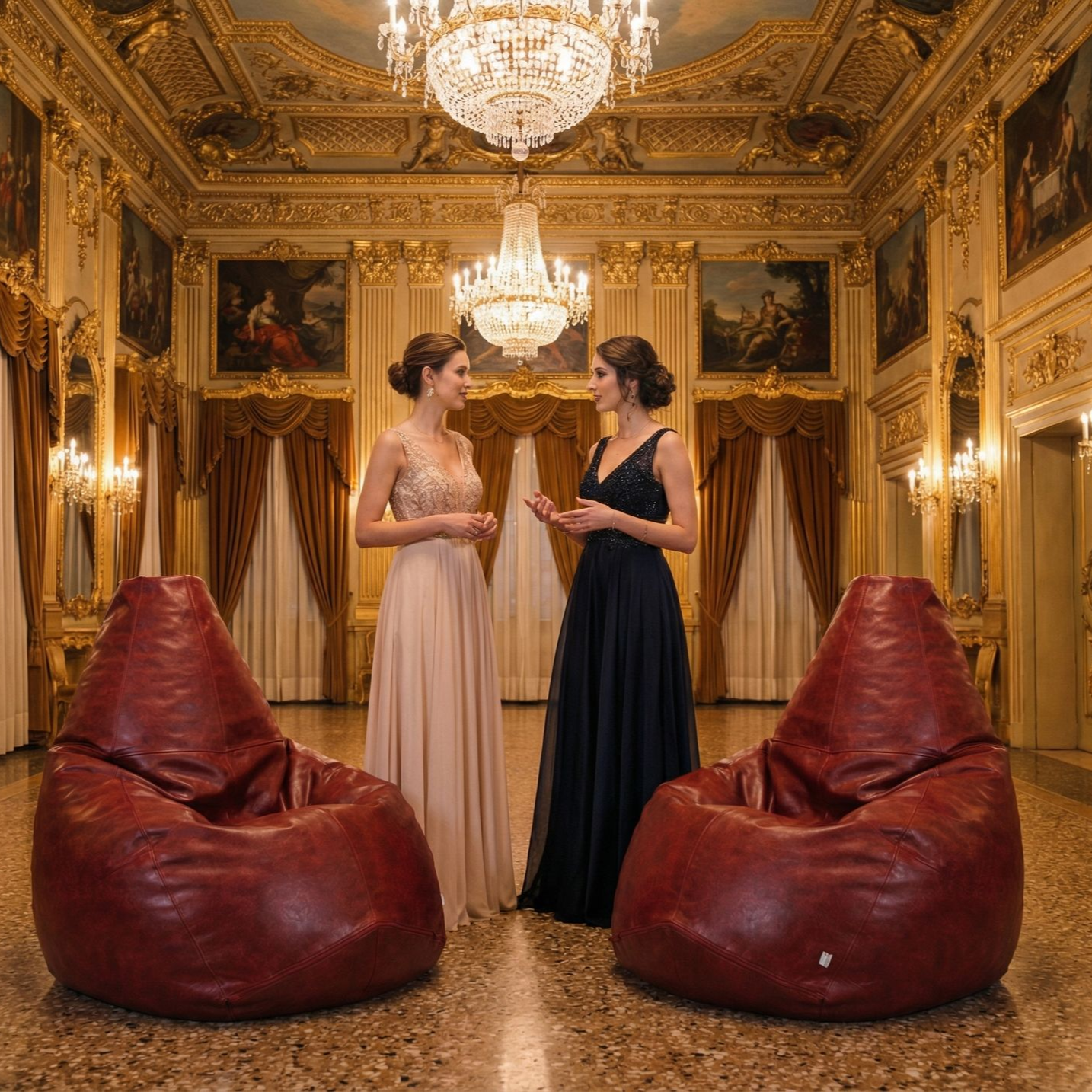 Poltrona sacco Goccia relax cellulare chiamata