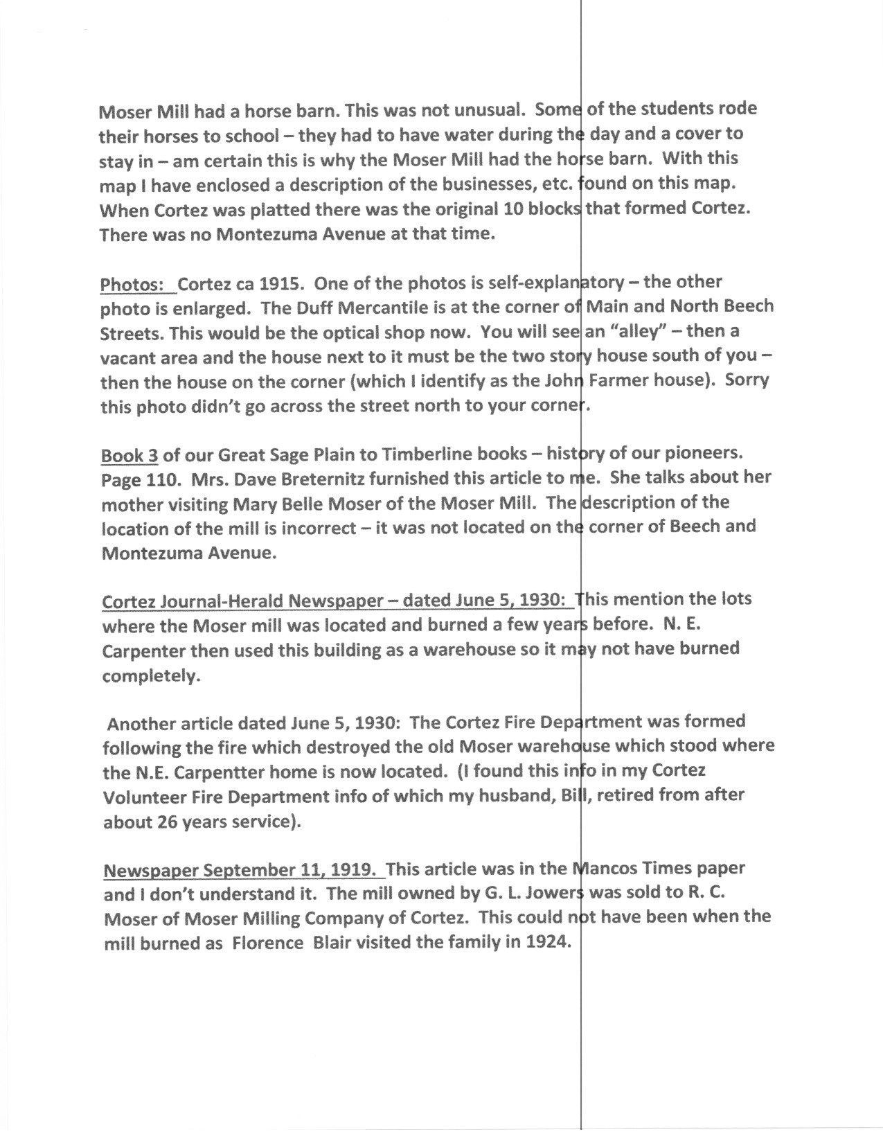 A piece of paper with a lot of text on it.