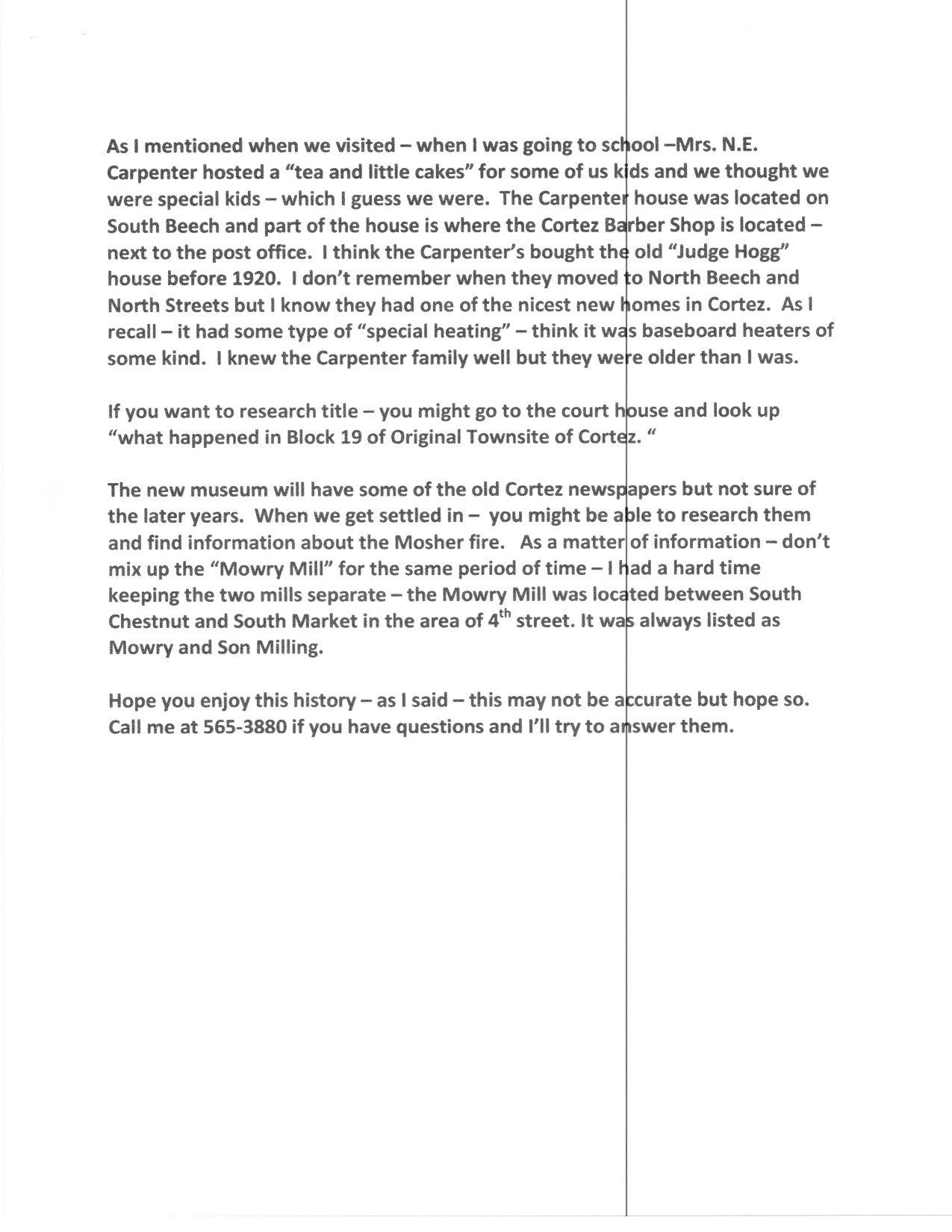 A piece of paper with a lot of text on it.