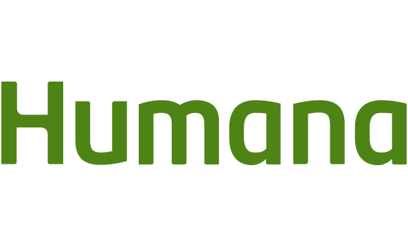 The humana logo is green and white on a white background.