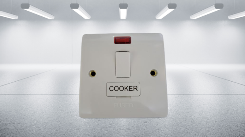 Electrical Switch Spur Unit Engraved